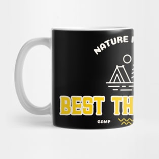 Nature is the Best Therapy Camping Mug